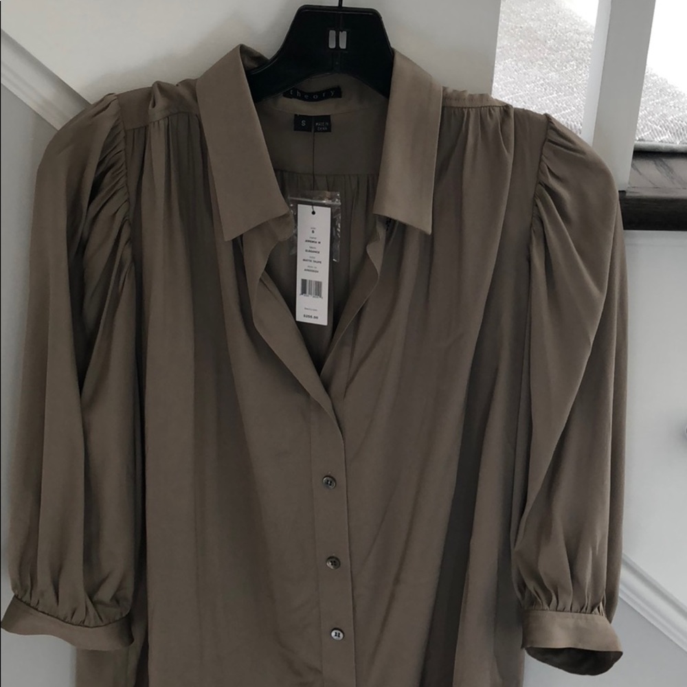 Theory silk shirt